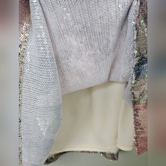Porridge x Anthropologie One-Shoulder Floral Sequin Maxi Dress, Pink Rose, 3X - Picture 8 of 10